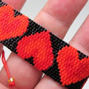 Work of Art Hand Made Beaded Bracelets Colorful